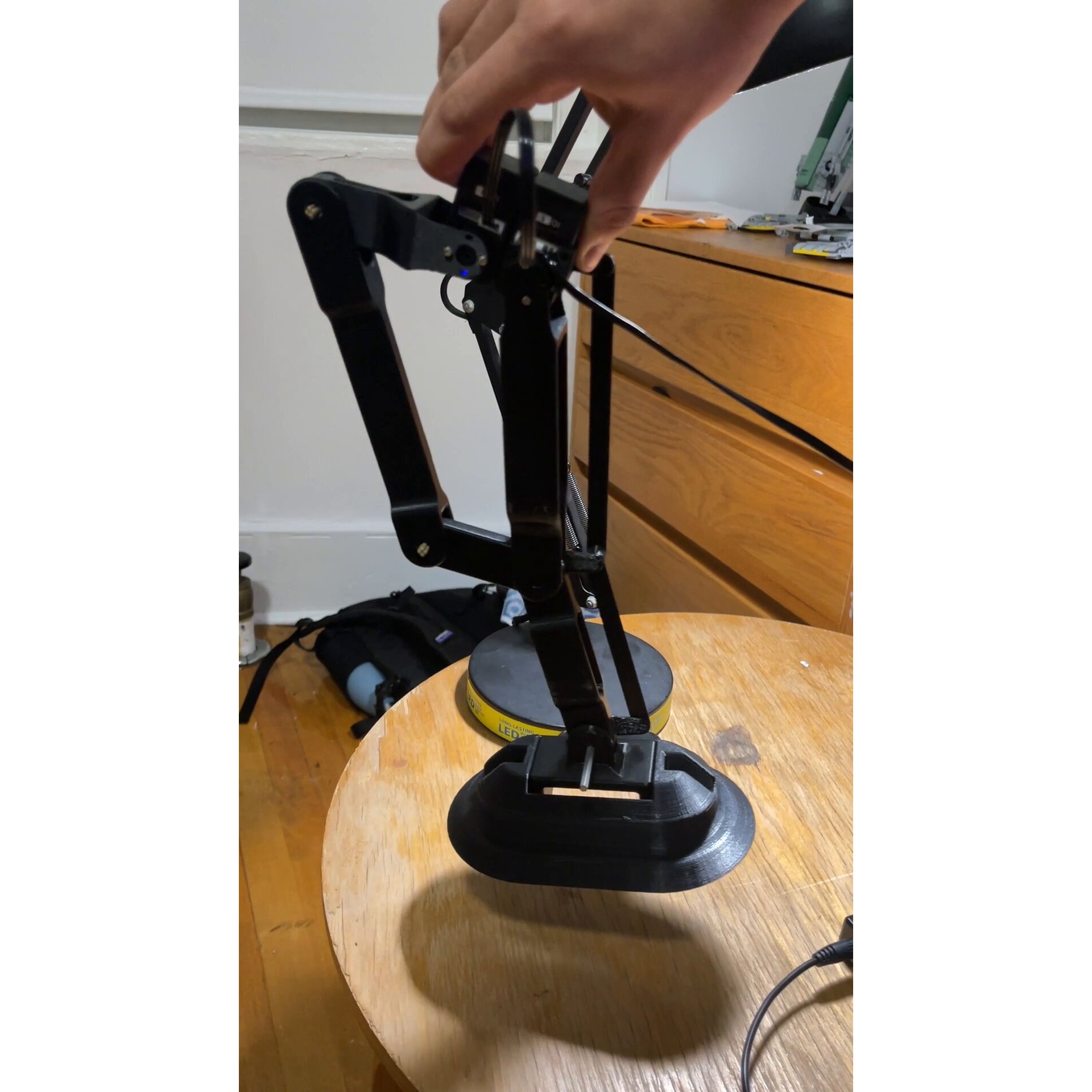 Video frame of the functional leg